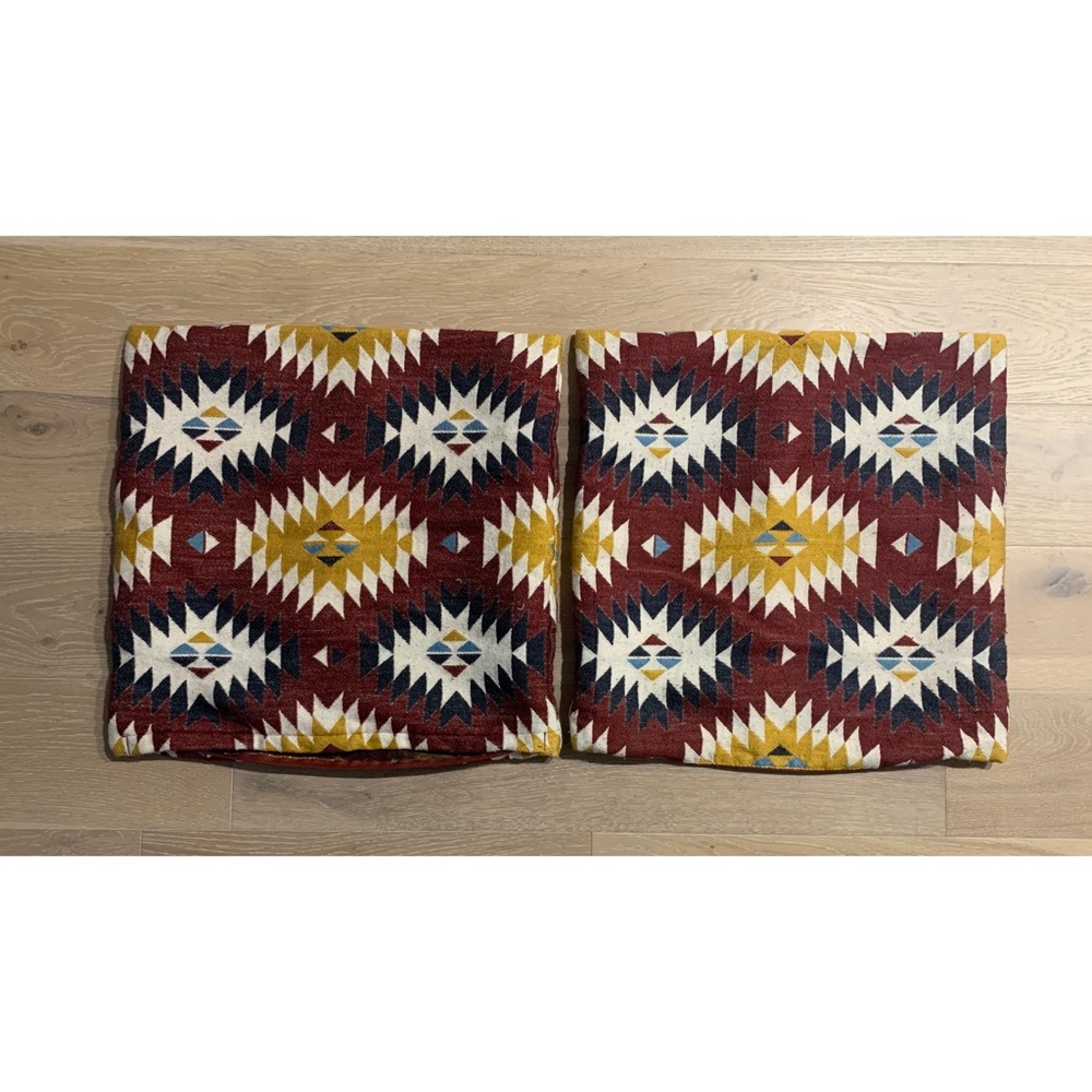 Two IKEA Pillow Covers